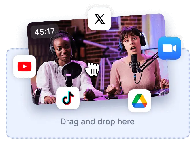 Drag and drop video import in TuBoost